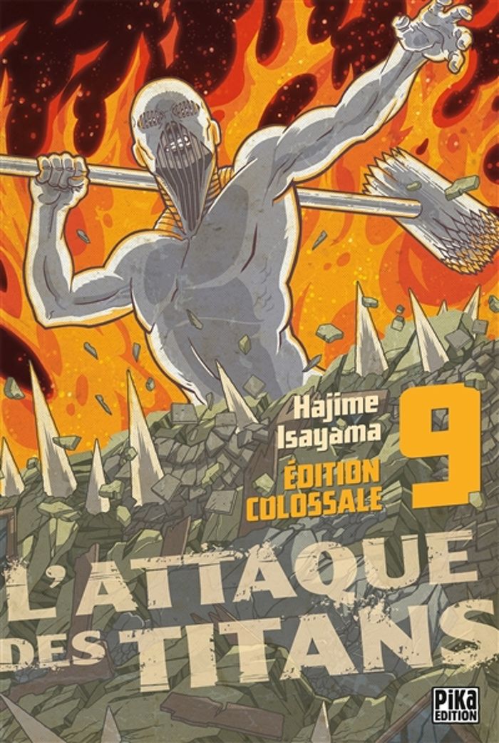 Couverture du livre « L'attaque des titans » de Hajime Isayama, librairie Les Contes Infusés à Corte