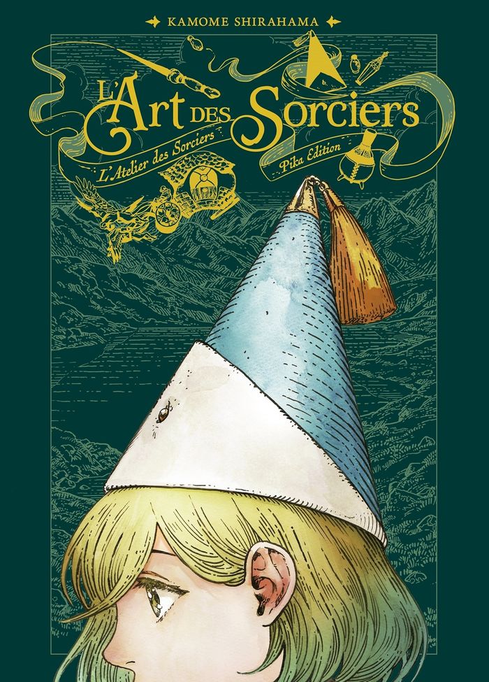 Couverture du livre « L'art des sorciers : "L'atelier des sorciers" » de Kamome Shirahama, librairie Les Contes Infusés à Corte