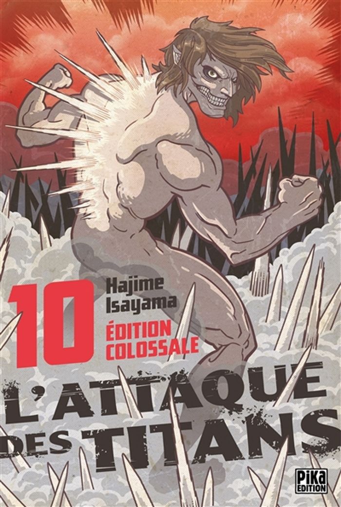 Couverture du livre « L'attaque des titans » de Hajime Isayama, librairie Les Contes Infusés à Corte