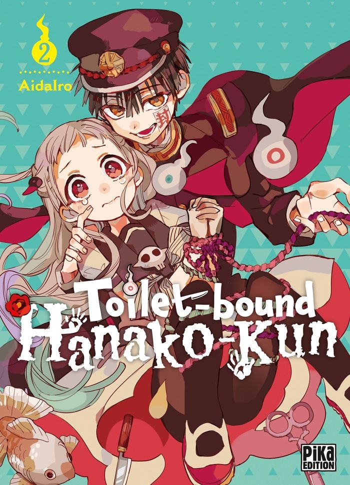 Couverture du livre « TOILET-BOUND HANAKO-KUN T02 » de Aidairo, librairie Les Contes Infusés à Corte