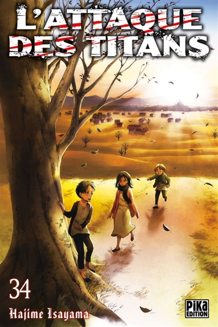 Couverture du livre « L'attaque des titans » de Hajime Isayama, librairie Les Contes Infusés à Corte