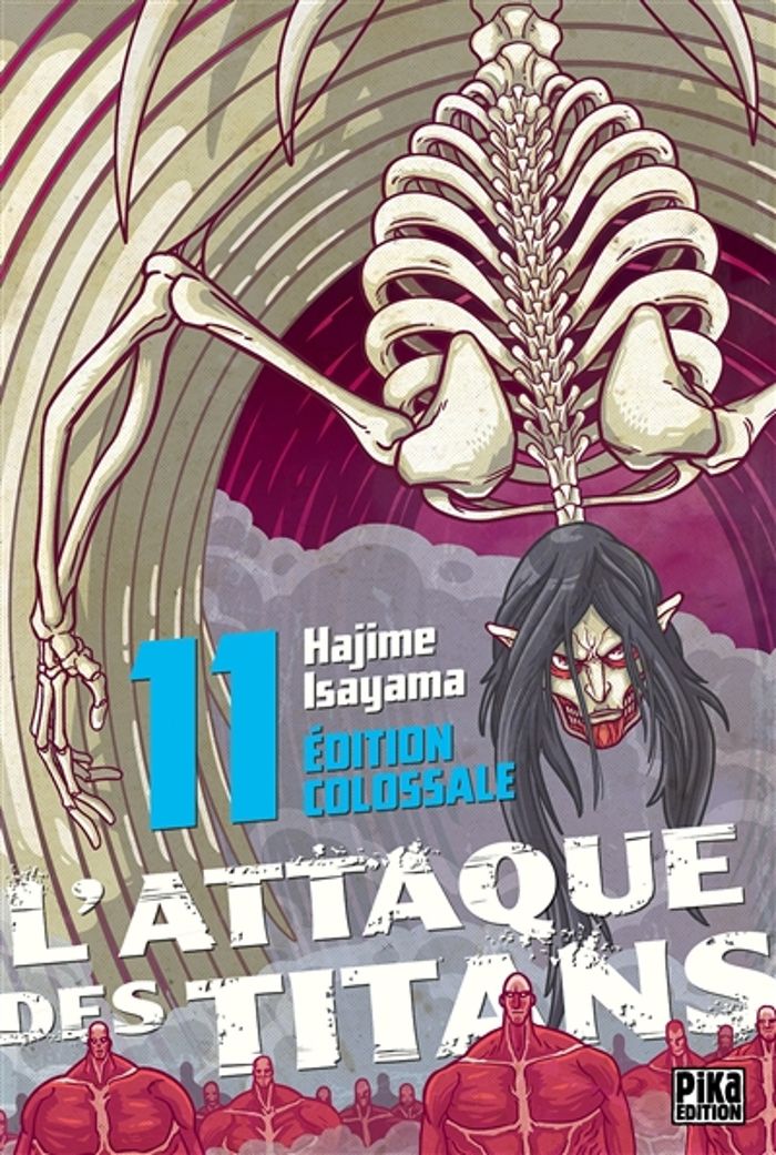 Couverture du livre « L'attaque des titans » de Hajime Isayama, librairie Les Contes Infusés à Corte