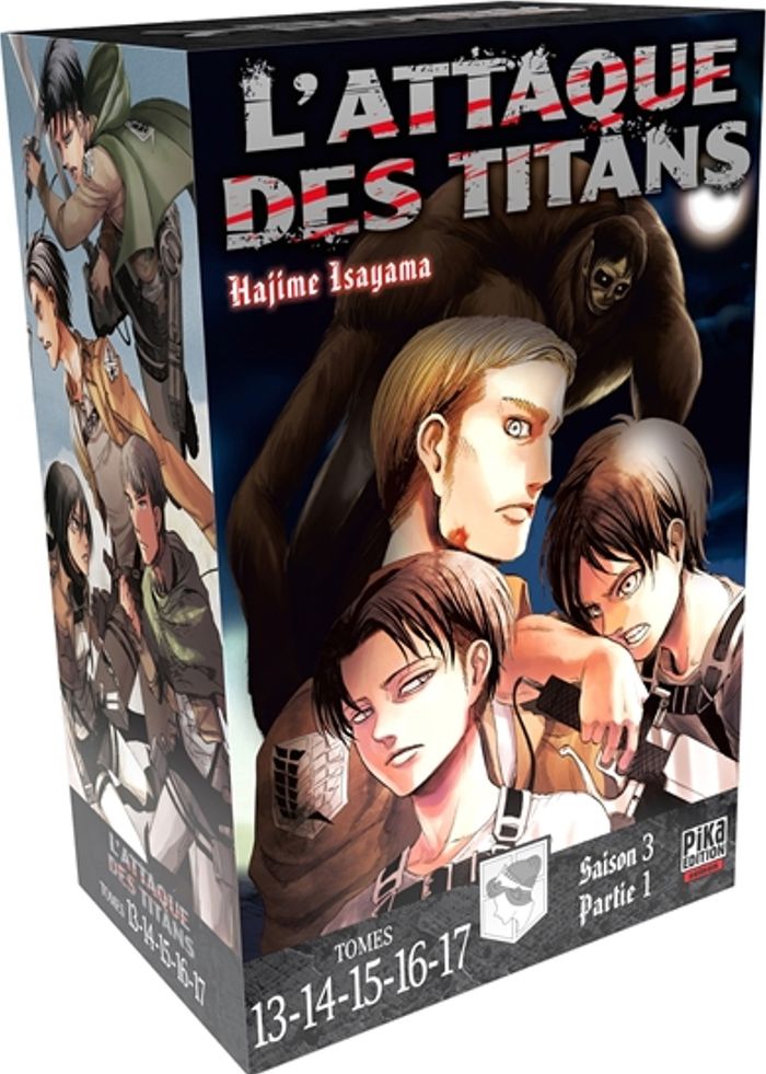 Couverture du livre « L'attaque des titans » de Hajime Isayama, librairie Les Contes Infusés à Corte