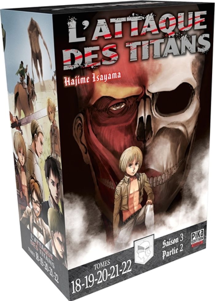 Couverture du livre « L'attaque des titans » de Hajime Isayama, librairie Les Contes Infusés à Corte