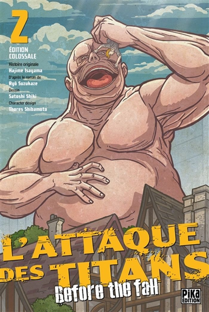 Couverture du livre « L'attaque des titans : before the fall » de Hajime Isayama, librairie Les Contes Infusés à Corte