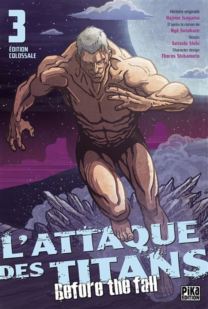 Couverture du livre « L'attaque des Titans : before the fall » de Hajime Isayama, librairie Les Contes Infusés à Corte