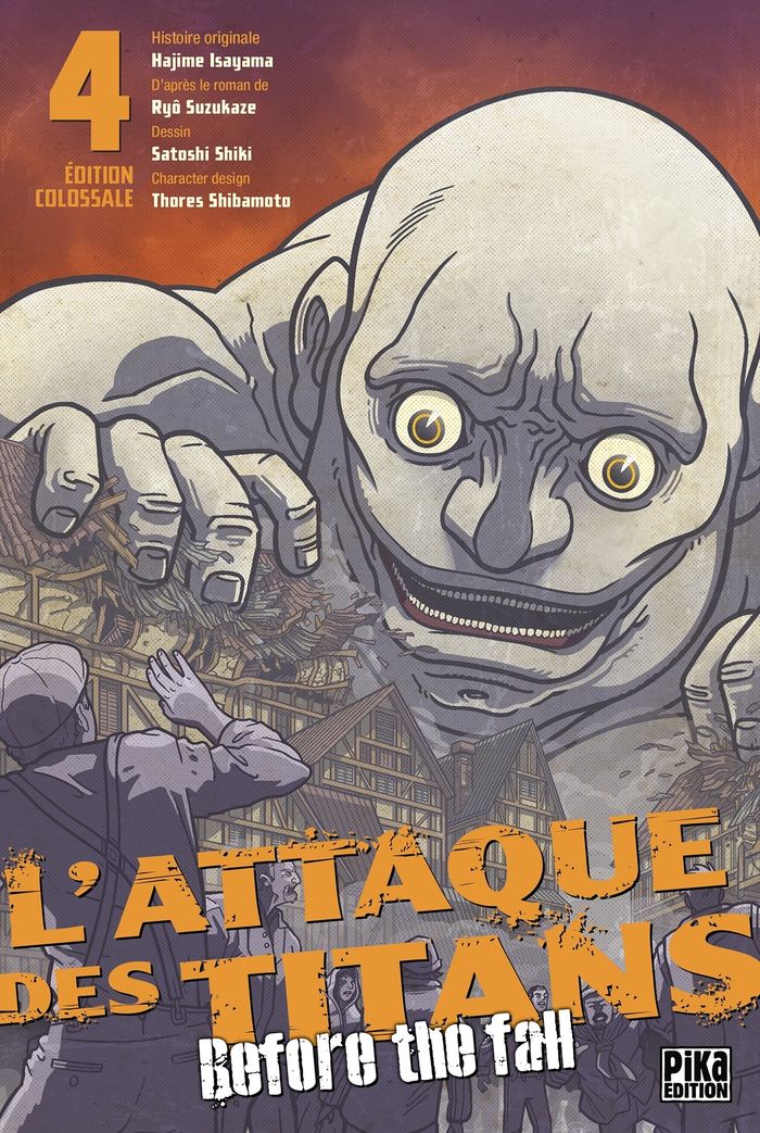 Couverture du livre « L'attaque des titans : before the fall », librairie Les Contes Infusés à Corte