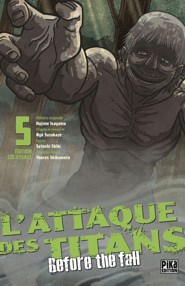 Couverture du livre « L'attaque des titans : before the fall » de Hajime Isayama, librairie Les Contes Infusés à Corte