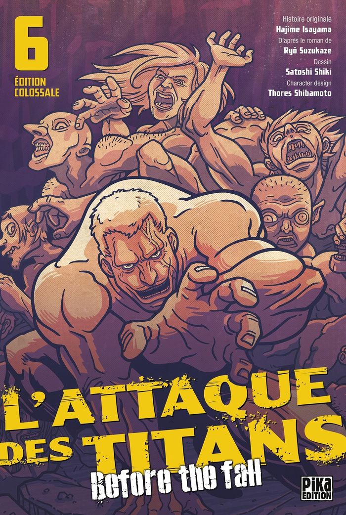 Couverture du livre « L'attaque des titans : before the fall » de Hajime Isayama, librairie Les Contes Infusés à Corte