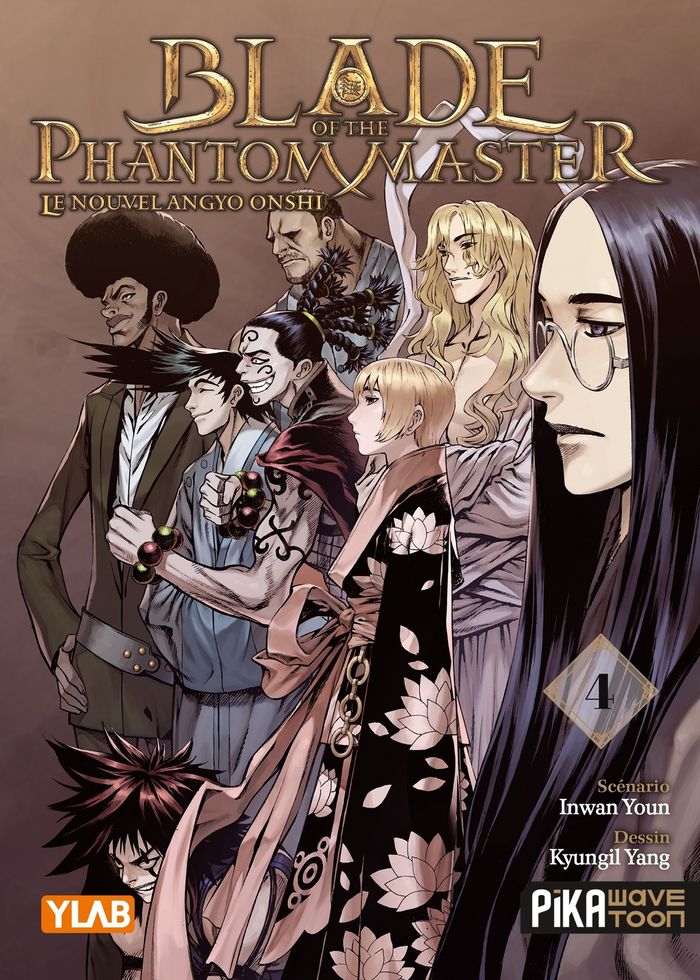 Couverture du livre « Blade of the phantom master : le nouvel Angyo Onshi » de In-Wan Youn, librairie Les Contes Infusés à Corte