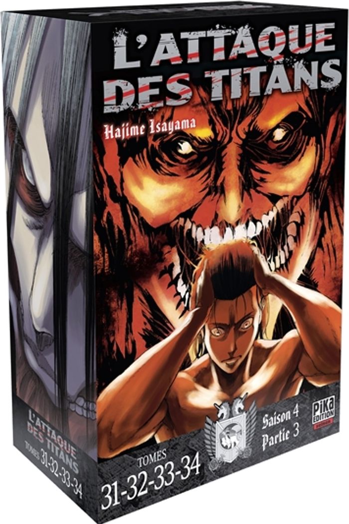 Couverture du livre « L'attaque des Titans » de Hajime Isayama, librairie Les Contes Infusés à Corte