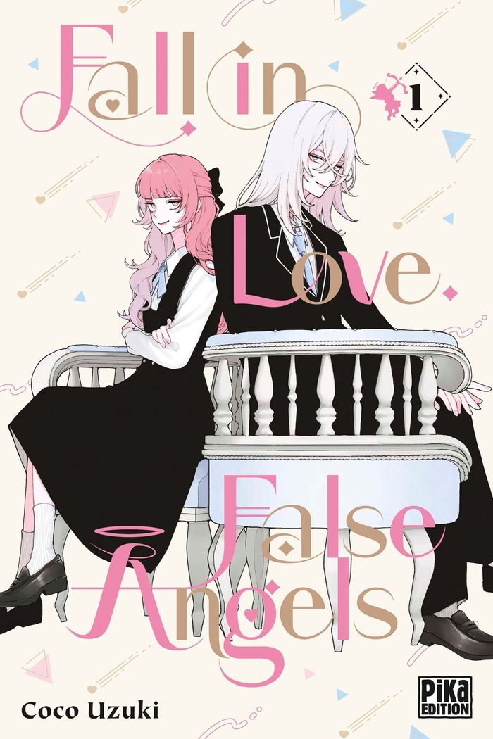 Couverture du livre « FALL IN LOVE, FALSE ANGELS T01 » de Coco Uzuki, librairie Les Contes Infusés à Corte