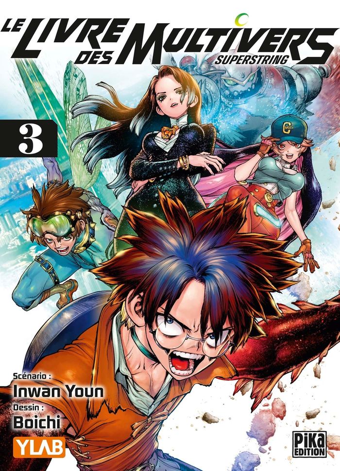 Couverture du livre « Le livre des multivers : Superstring » de In-Wan Youn, librairie Les Contes Infusés à Corte