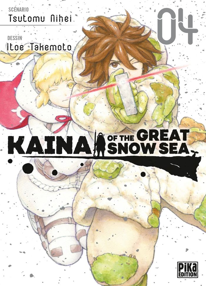 Couverture du livre « Kaina of the great snow sea » de Tsutomu Nihei, librairie Les Contes Infusés à Corte