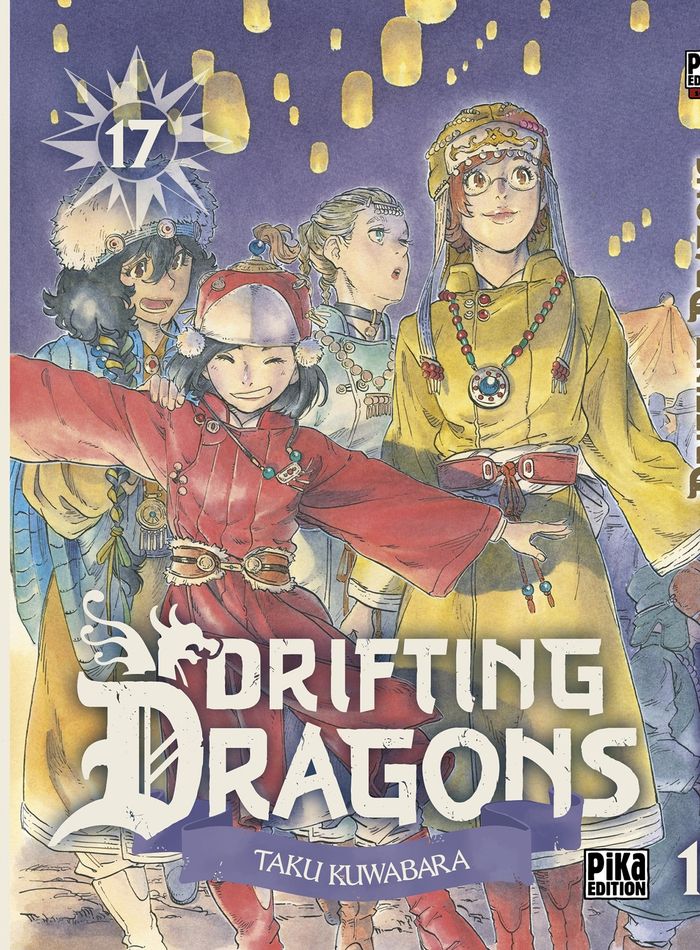 Couverture du livre « Drifting dragons » de Taku Kuwabara, librairie Les Contes Infusés à Corte