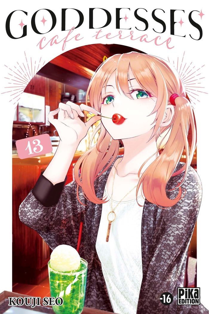 Couverture du livre « Goddesses cafe terrace » de Kōji Seo, librairie Les Contes Infusés à Corte