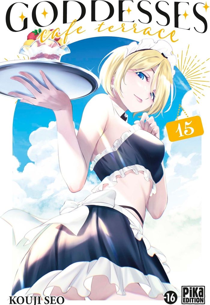 Couverture du livre « Goddesses cafe terrace » de Kōji Seo, librairie Les Contes Infusés à Corte