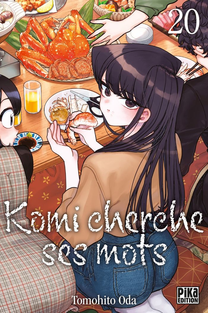 Couverture du livre « Komi cherche ses mots » de Tomohito Oda, librairie Les Contes Infusés à Corte
