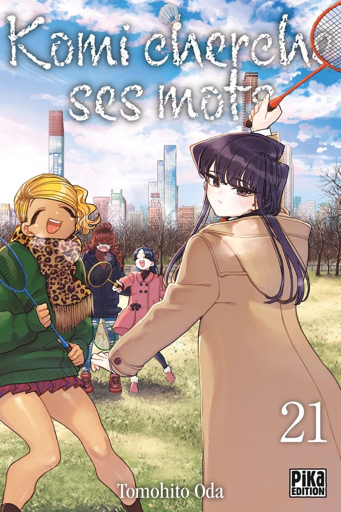 Couverture du livre « Komi cherche ses mots » de Tomohito Oda, librairie Les Contes Infusés à Corte
