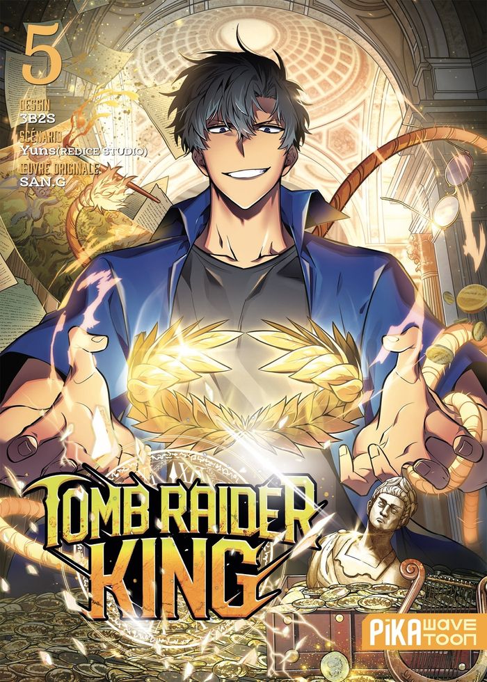 Couverture du livre « Tomb raider king » de 3b2s, librairie Les Contes Infusés à Corte