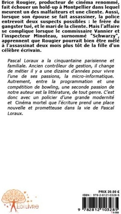 Quatrième de couverture de « CINEMA MORTEL »