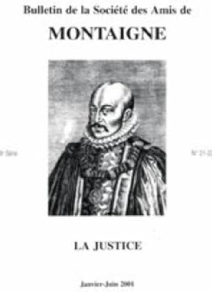 Couverture du livre « BULLETIN DE LA SOCIETE DES AMIS DE MONTAIGNE. VIII, 2001-1, N  21-24 » de Collectif, librairie Les Contes Infusés à Corte