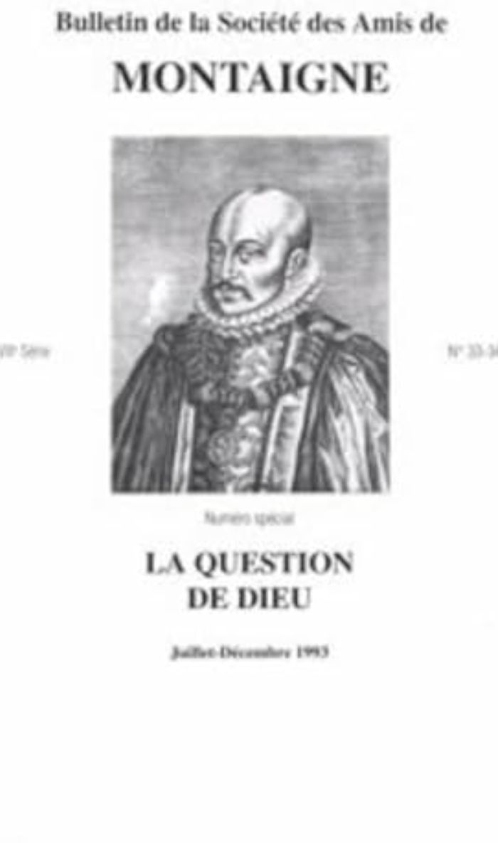 Couverture du livre « BULLETIN DE LA SOCIETE DES AMIS DE MONTAIGNE. VII, 1993-2 N  33-34 » de Collectif, librairie Les Contes Infusés à Corte