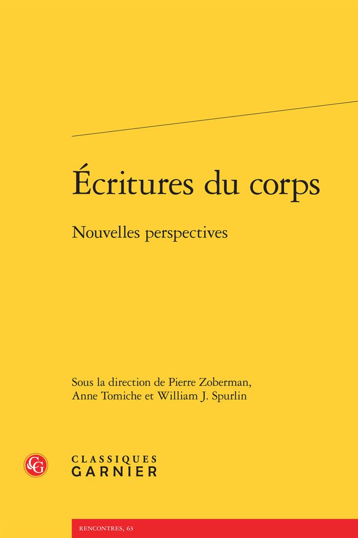 Couverture du livre « ECRITURES DU CORPS - NOUVELLES PERSPECTIVES », librairie Les Contes Infusés à Corte