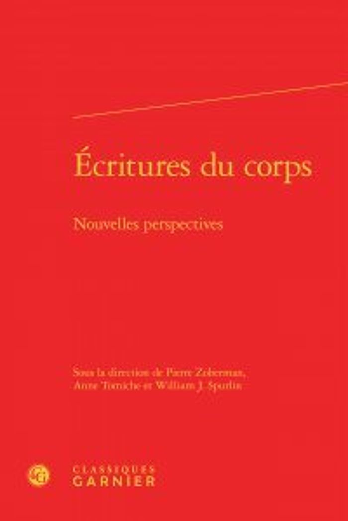 Couverture du livre « ECRITURES DU CORPS - NOUVELLES PERSPECTIVES » de Collectif, librairie Les Contes Infusés à Corte