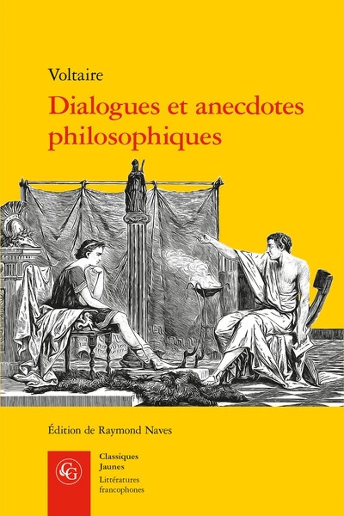 Couverture du livre « DIALOGUES ET ANECDOTES PHILOSOPHIQUES » de Voltaire, librairie Les Contes Infusés à Corte