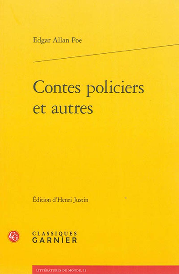 Couverture du livre « Contes policiers et autres » de Edgar Allan Poe, librairie Les Contes Infusés à Corte