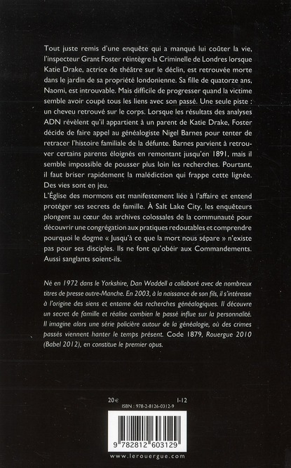 Quatrième de couverture de « DEPUIS LE TEMPS DE VOS PERES - LES ENQUETES DU GENEALOGISTE »