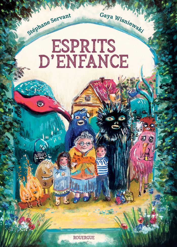 Couverture du livre « Esprits d'enfance » de Stéphane Servant, librairie Les Contes Infusés à Corte