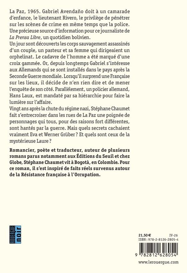 Quatrième de couverture de « L'autre côté de la nuit »