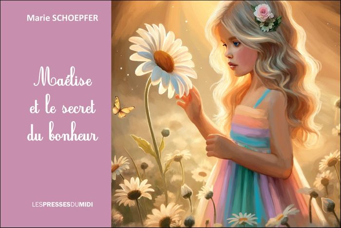 Couverture du livre « Maélise et le secret du bonheur » de Marie Schoepfer, librairie Les Contes Infusés à Corte