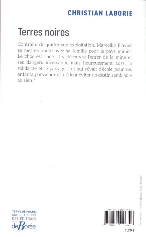 Quatrième de couverture de « Terres noires »