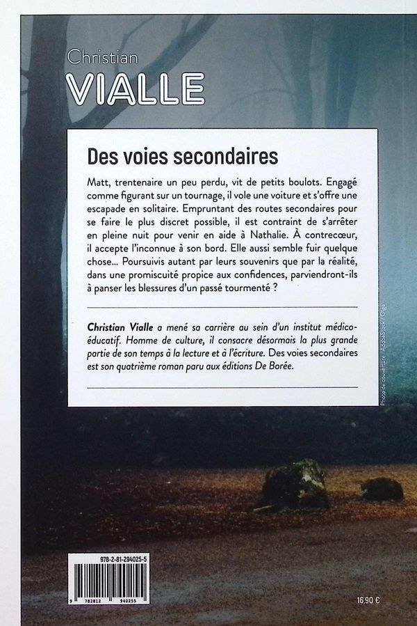 Quatrième de couverture de « Des voies secondaires : roman »