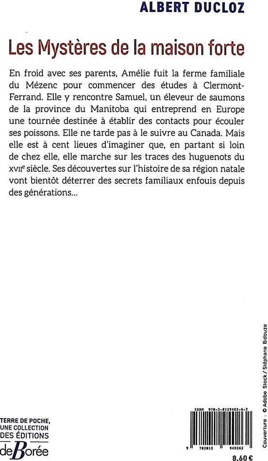 Quatrième de couverture de « Les mystères de la maison forte »