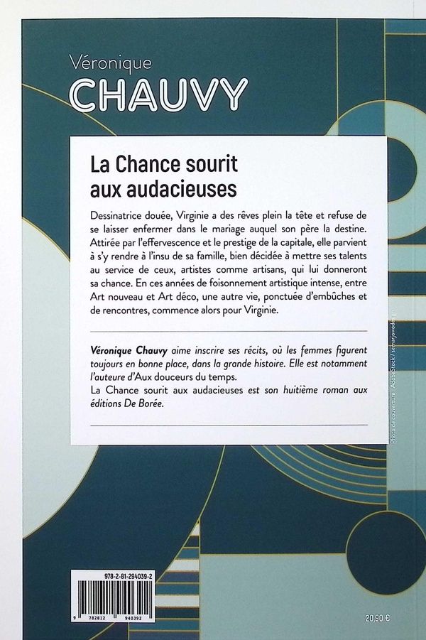 Quatrième de couverture de « La chance sourit aux audacieuses : roman »