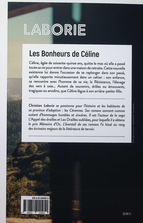 Quatrième de couverture de « Les bonheurs de Céline : roman »