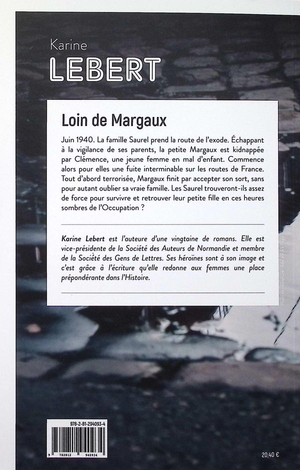 Quatrième de couverture de « Loin de Margaux : roman »