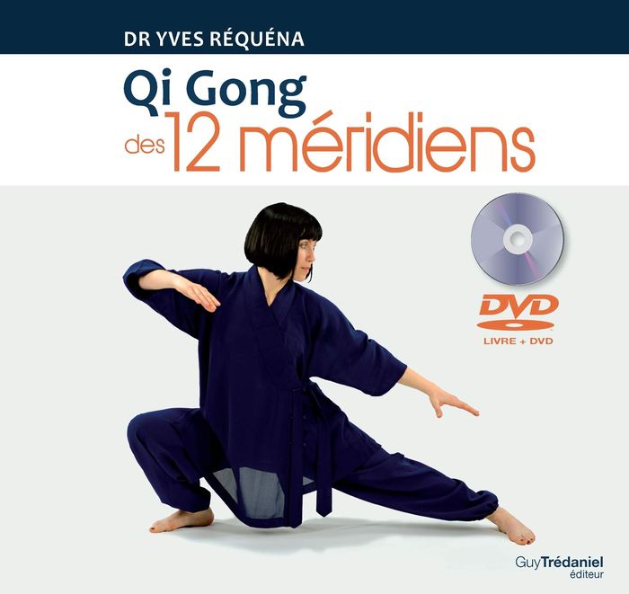 Couverture du livre « QI GONG DES 12 MERIDIENS (LIV+DVD) », librairie Les Contes Infusés à Corte