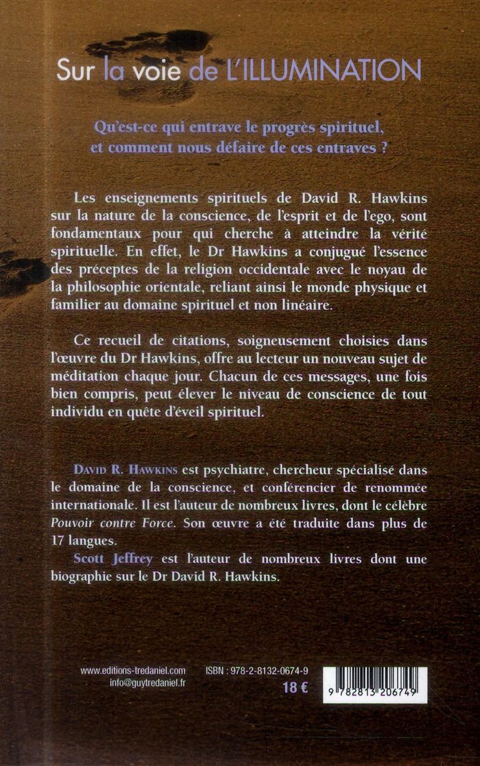 Quatrième de couverture de « SUR LA VOIE DE L'ILLUMINATION »