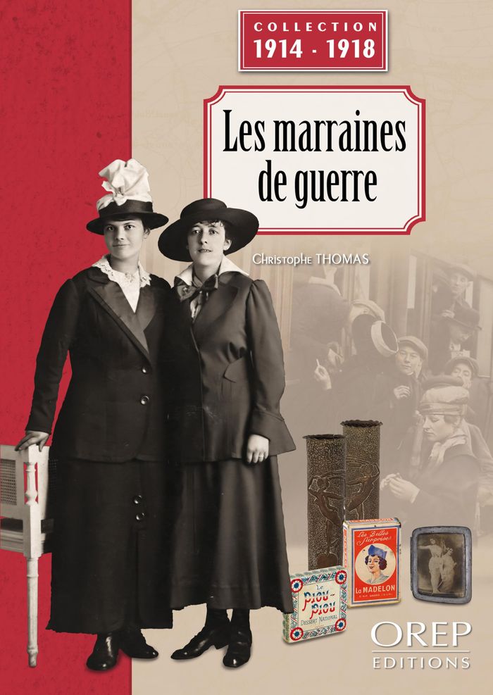 Couverture du livre « Les marraines de guerre » de Christophe Thomas, librairie Les Contes Infusés à Corte