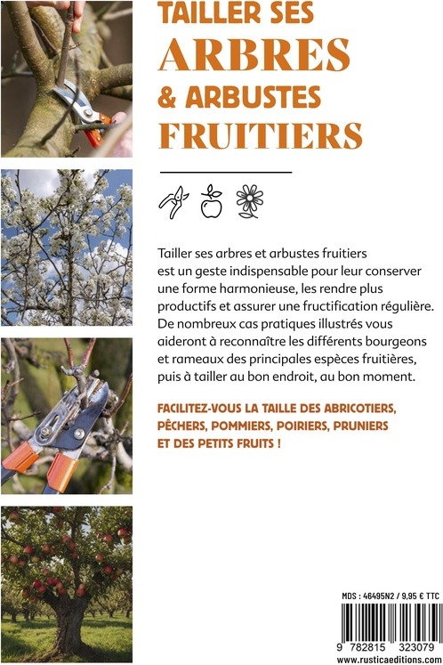 Quatrième de couverture de « Tailler ses arbres et arbustes fruitiers »
