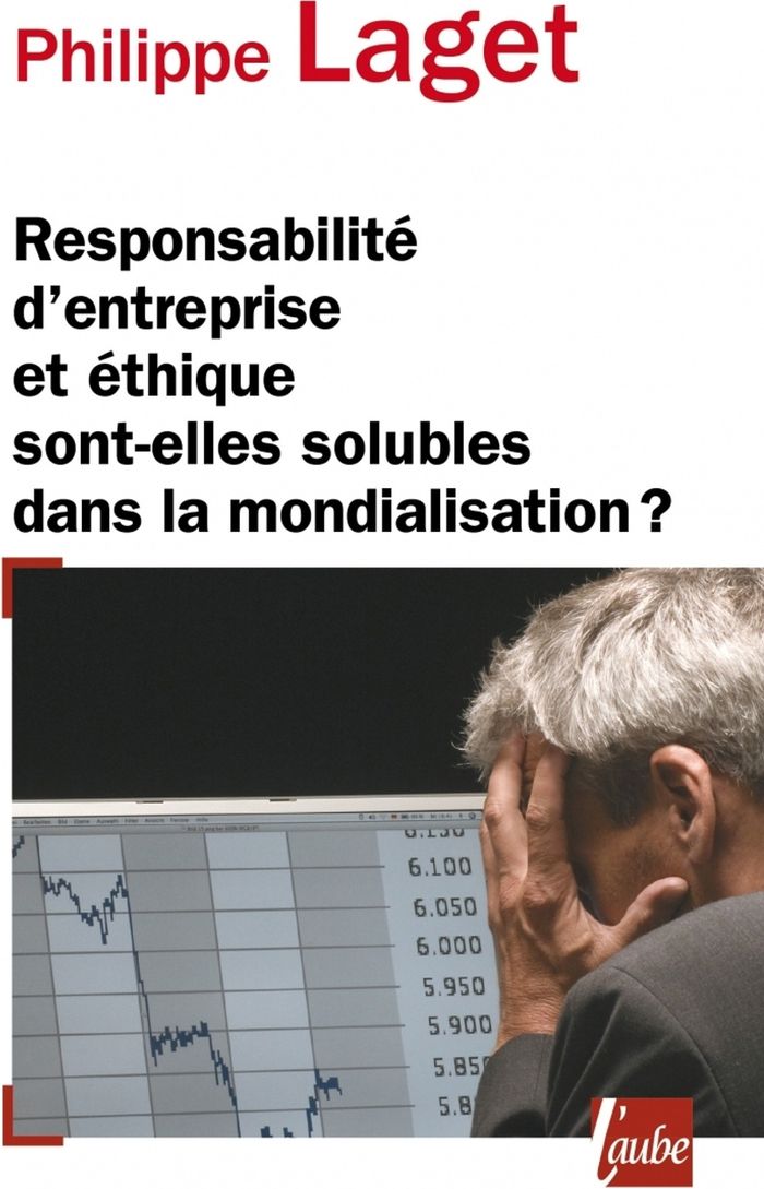 Couverture du livre « RESPONSABILITE D'ENTREPRISE ET ETHIQUE... » de Philippe Laget, librairie Les Contes Infusés à Corte