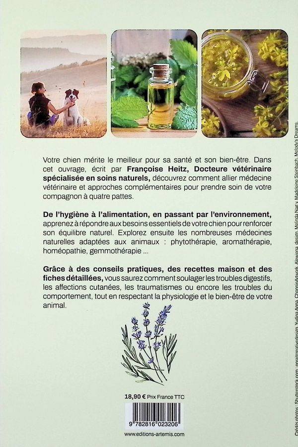 Quatrième de couverture de « Remèdes naturels pour mon chien »