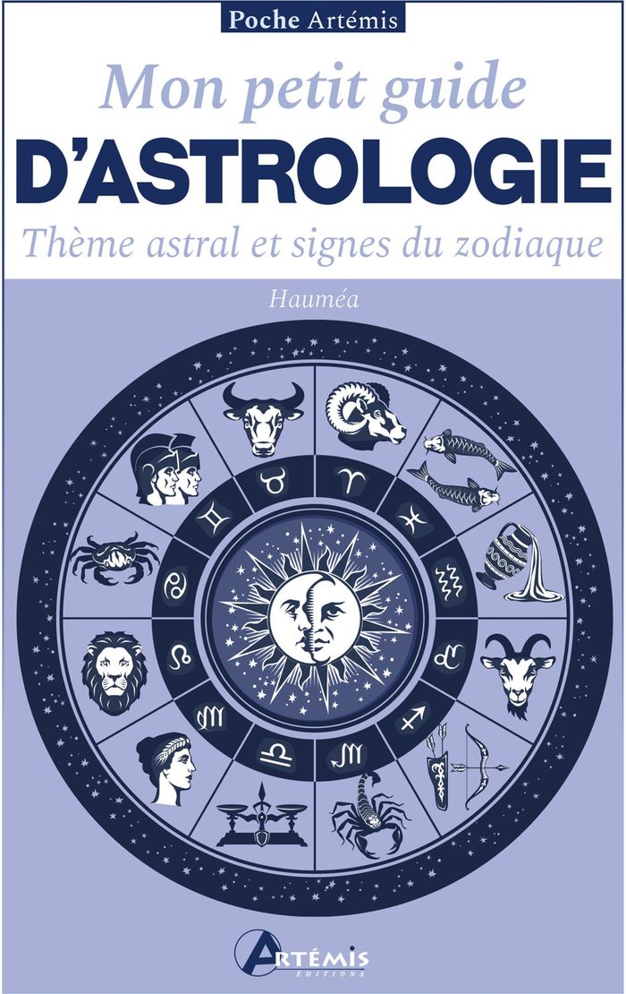 Couverture du livre « Mon petit guide d'astrologie : thème astral et signes du zodiaque » de Hauméa, librairie Les Contes Infusés à Corte