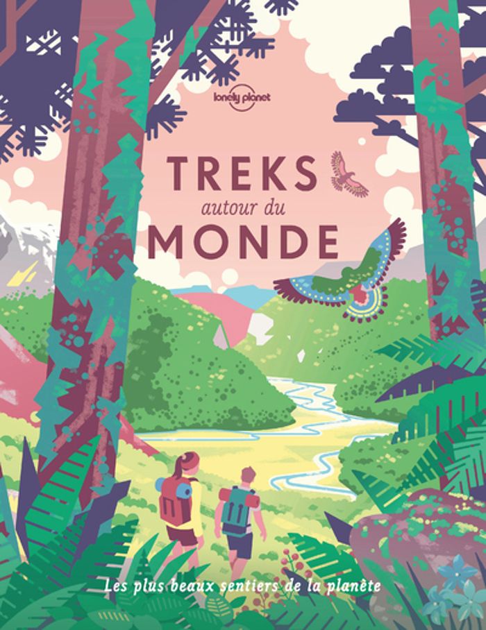 Couverture du livre « Treks autour du monde : les plus beaux sentiers de la planète » de Lonely planet, librairie Les Contes Infusés à Corte