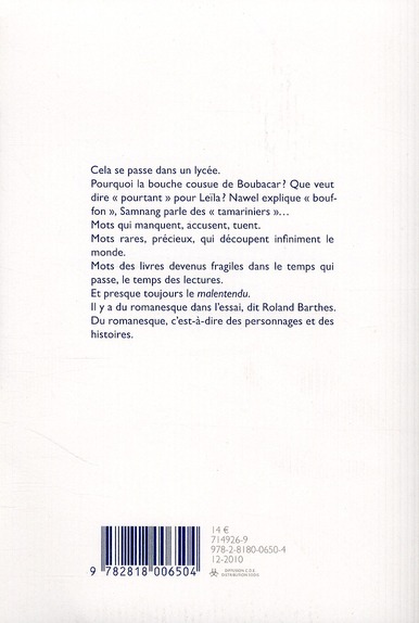 Quatrième de couverture de « LIBRES COURS - LA LANGUE, L'EXIL »